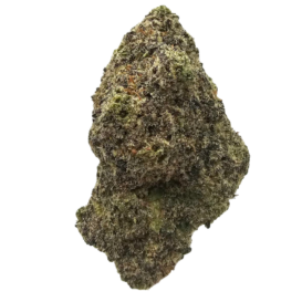 Close-up of Grapefruit Chem THCA tea flower, showcasing its natural flower structure and distinctive hybrid appearance.